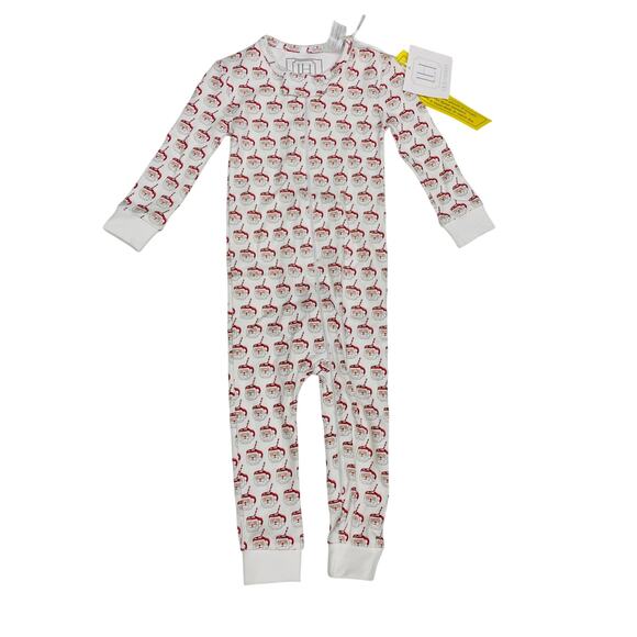 NWT Lila and Hayes 12/18M Parker Footie in Hot Cocoa - Picture 1 of 4